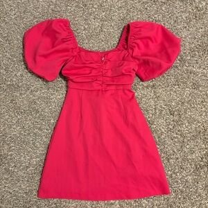 BCBGeneration Elegant Puff Sleeve Mini Dress